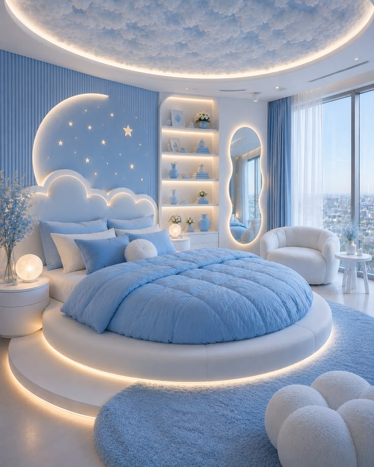 Playful Kids Bedroom with Built-in Slide & Toy Storage Stairs #6